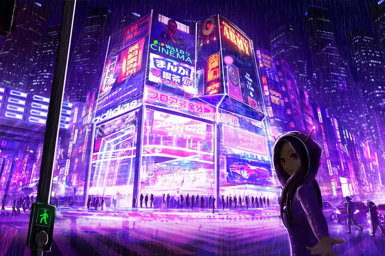 Cyberpunk Violet