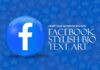 Craft Your Facebook Bio with Facebook Stylish Bio Text Art