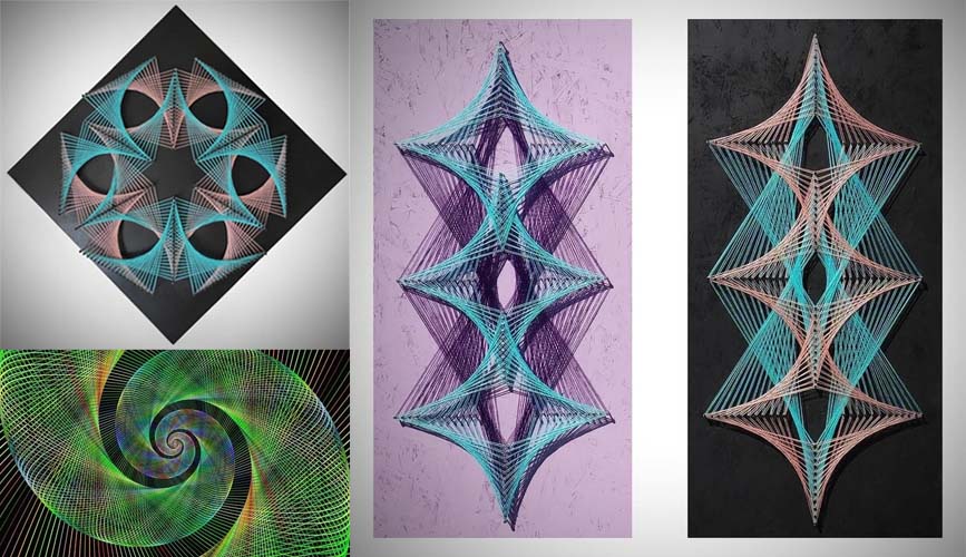 String Art- Geometric Abstractions