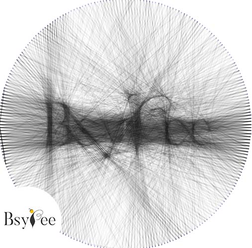 String Art- BsyBeeDesign Logo