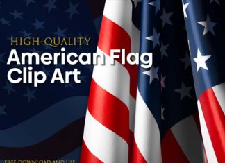 High-Quality American Flag Clip Art: Free Download and Use