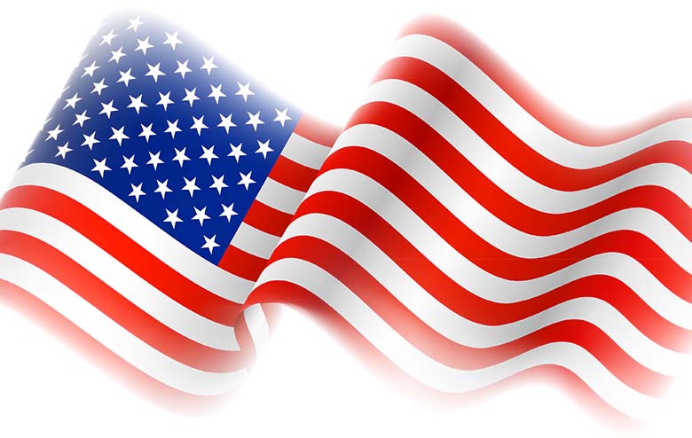 High-Quality American Flag Clip Art