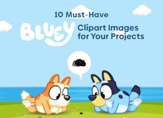 10 Must-Have Bluey Clipart Images for Your Projects Bluey Clipart