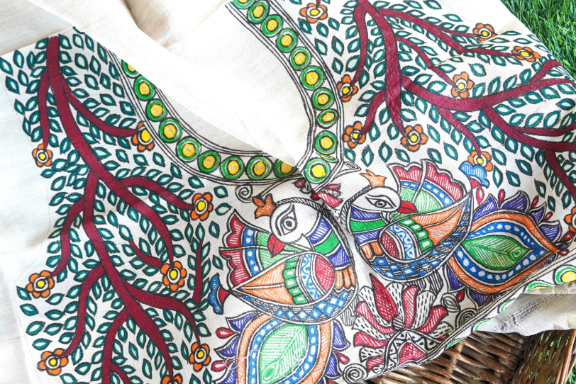 Madhubani Painting Saree
