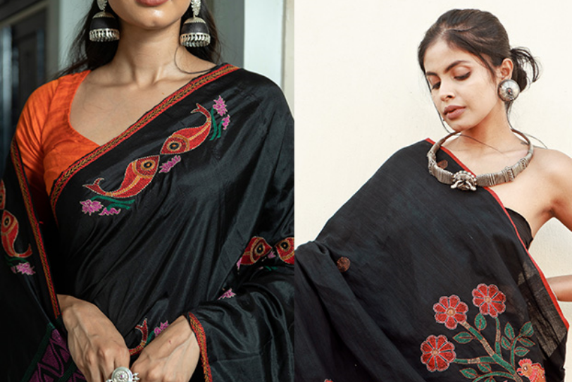 Madhubani Painting Saree