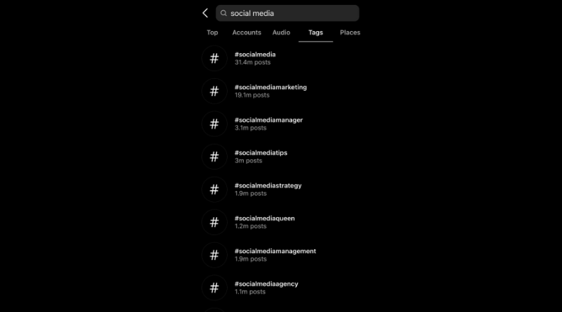 The key to hashtags