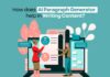 How does AI Paragraph Generator help in Writing Content? Ai paragraph Generator