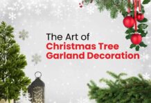 The Art of Christmas Tree Garland Decoration Christmas Tree Garland