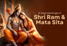 AI-Generated Images of Shri Ram and Sita AI Generated Images of Shri Ram and Sita